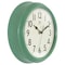 Infinity Instruments Nostalgic 9.5 in. Plastic Clock - Green 20306GR-4544 - alternate 7